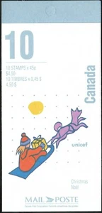 Canadá sc#1627a Navidad y Unicef: Regalos de desapalancamiento... Folleto Bk196b Como Nuevo-NH - Imagen 1 de 2
