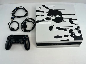 Sony Playstation 4 Pro Death Stranding 1TB Console c/w 1 x Remote and Cables - Bild 1 von 10