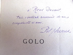 Autograph Shipping / Golo Paul Neveux - Picture 1 of 3