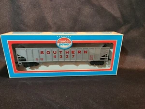 Vintage Southern Railway 100 Ton 4 Bay Hopper Car 4327 - Model Power Item # 9074 - Picture 1 of 4