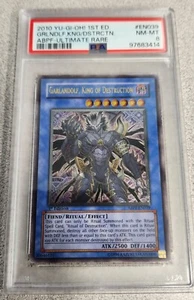 PSA 8 2010 YUGIOH ABPF-EN039 GARLANDOLF, KING OF DESTRUCTION 1e ULTIMATE NM/MINT - Picture 1 of 2