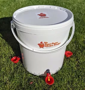20 litre Super-Duper Chicken Drinker hen poultry water great new low price - Picture 1 of 12