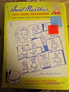 Aunt Martha's Hot Iron Transfer # 3275- Nursery Rhymes - Picture 1 of 1