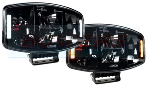 LEDSON ORION 10+ BLACK FULL LED DRIVING SPOTLIGHT SPOTLAMP LIKE HELLA JUMBO 320 - Picture 1 of 7