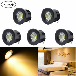 5er LED Strahler Mini Spot Einbauleuchte Klein Einbaustrahler Einbauspot Lampen - Bild 1 von 9