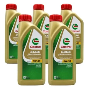 5 LITRI OLIO MOTORE CASTROL EDGE PROFESSIONAL 5W30 LONG LIFE III ACEA C3 +OMAGGI - Foto 1 di 4