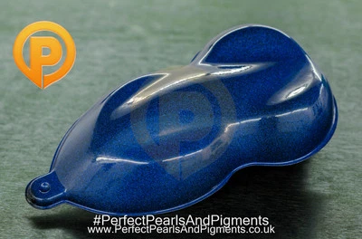 PERFECT PEARLS AND PIGMENTS HOLOGRAPHISCHER REGENBOGENGLITZER / METALLFLOCKE - HOLOGRAPHISCHES BLAU