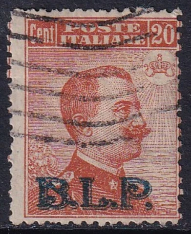 ITALY 1922-23 Publicity Envelope Stamp 20c Orange SG B131 Used (CV £475) Cover