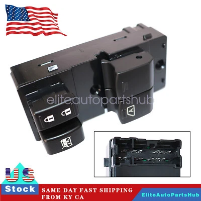 Power Window Master Switch For 2012-2018 Nissan NV1500 NV2500 NV3500 25401-1PA0C - Imagem 1 de 4