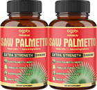 2 Packs 11In1 Saw Palmetto Capsules 5300 Mg Extract for Prostate, Skin & Immune