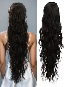 ELEMENT Long Ponytail Extension Drawstring Ponytail Hair Extensions for Women - Picture 1 of 10