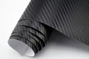23,6€/m² 3D Carbon Folie schwarz 25 x 152 cm selbstklebend Klebefolie Muster - Bild 1 von 1