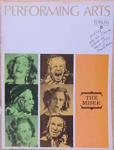 The Miser (Hume Cronyn, Jessica Tandy - Mark Taper Forum (L.A.) 1968 - Imagen 1 de 4