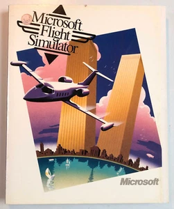 Microsoft Flight Simutalor - Manuel - Edition de 1988 - avec 7 cartes - Zdjęcie 1 z 10