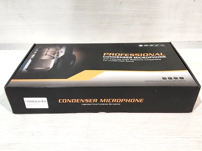 ALPOWL Black BM-800 Condenser Microphone Kit Bundle with Live V8 Sound Card - Image 1 of 4