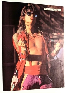 AEROSMITH / STEVEN TYLER LIVE / QUEENSRYCHE / MAGAZINE FULL PAGE PINUP CLIPPING - Picture 1 of 2
