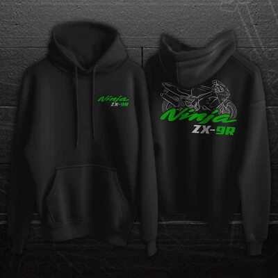 Kawasaki Ninja ZX-9R 1994-2003 - Motorrad Hoodie Pullover für Fahrer - Bild 1 von 4