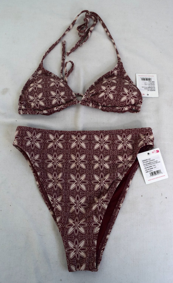 Costume Da Bagno Roxy Love The Baja Bikini Donna - Rashguard E Pantaloncini, Lavabile In Lavatrice