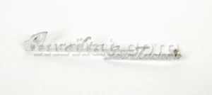 Lancia Aurelia Gran Turismo Script Emblema Cromado 153mm Nuevo - Imagen 1 de 1