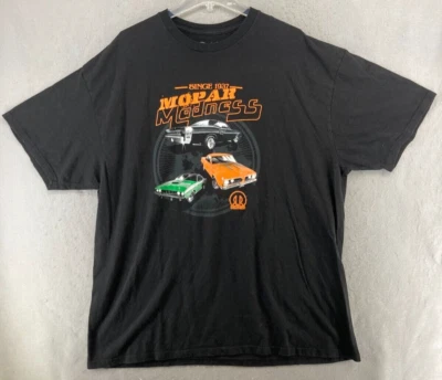 Camiseta Mopar Madness Hombre 2XL Negra Carreras Foto 1 de 4