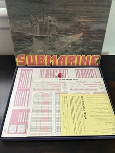 Avalon Hill Vintage 1977 Submarine War Board Game Unpunched Complete! Free Ship - Picture 1 of 8