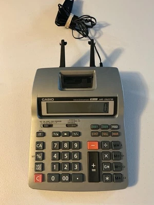 Casio HR-150TM Two-Color Desktop Printing Calculator - Business Grade - Image 1 of 2