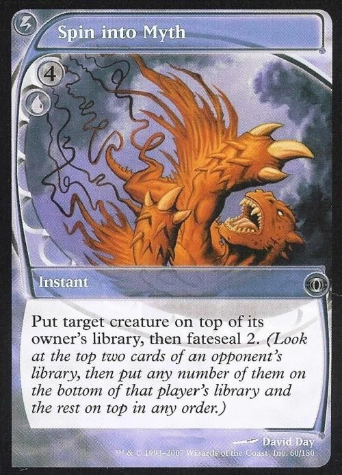 Spin into Myth - Light Play MTG Futuresight - Image 1 of 1