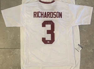 Trent Richardson Signed #3 White Custom Alabama Crimson Tide Jersey - Coach - Picture 1 of 7