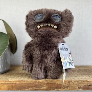 Fuggler Gnawing Terror Funny Ugly Monster Brown Fluffy Rare - No Straight jacket - Picture 1 of 10