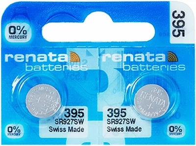Two Renata 395 SR927SW Watch battery () 1 Count (Pack of 2)  - Image 1 of 2