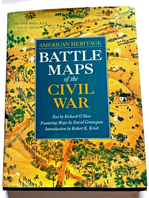 RARE! Battle Maps of the Civil War Book 1994 American Heritage FINE HC w/JACKET - Image 1 of 4