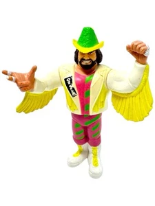 MACHO MAN 1990 Randy Savage HASBRO MAN WWF Wrestler WWE WCW - INKgrafiX TOYS A - Picture 1 of 9