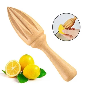 Einzigartige manuelle Saftpresse Buchenholz Zitrus handgemachte Früchte für - Picture 1 of 7