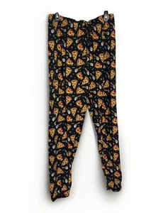 Main and Local Pizza Theme Pajama Pants Men's L - Picture 1 of 8