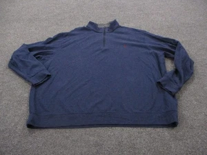 Polo Ralph Lauren Jacket Mens 3XB Blue Outdoor Sweater Hiking Pony Logo Pullover - Picture 1 of 14