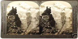 Keystone Stereoview Mount Kasbek, Caucasus Mountains, Russia from T600 Set #T398 - Picture 1 of 2