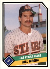 1989 Las Vegas Stars CMC #19 Bill Wrona