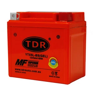 High Performance AGM GEL Battery YTX5L-BS 12V 5AH Honda Motorcycle Scooter ATV - Picture 1 of 6