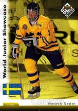 1998-99 Swedish UD Choice #220 Henrik Sedin