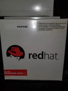 Retro Vintage New Red Hat Enterprise Linux 5 Server Dell PN ONT737 Rev A00 - Picture 1 of 1