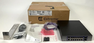 Extreme Networks 210 Managed Ethernet Switch 12 Port 1G PoE 16567 210-12P-GE2 - Image 1 of 4