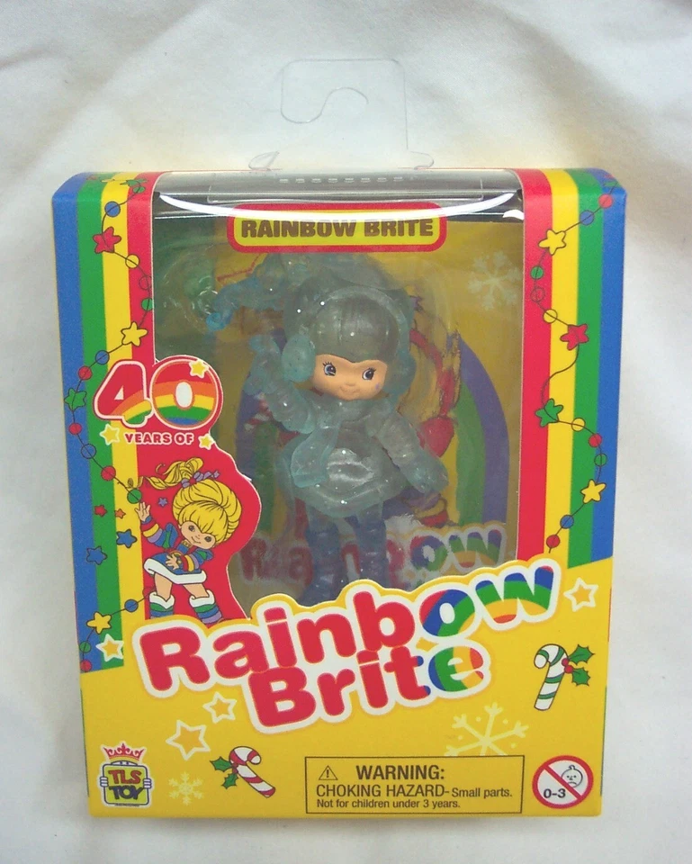 Rainbow Brite зимний праздник погони блестящий CHEEBEE ПВХ пластиковая игрушка фигурка новый - Изображение 1 из 3