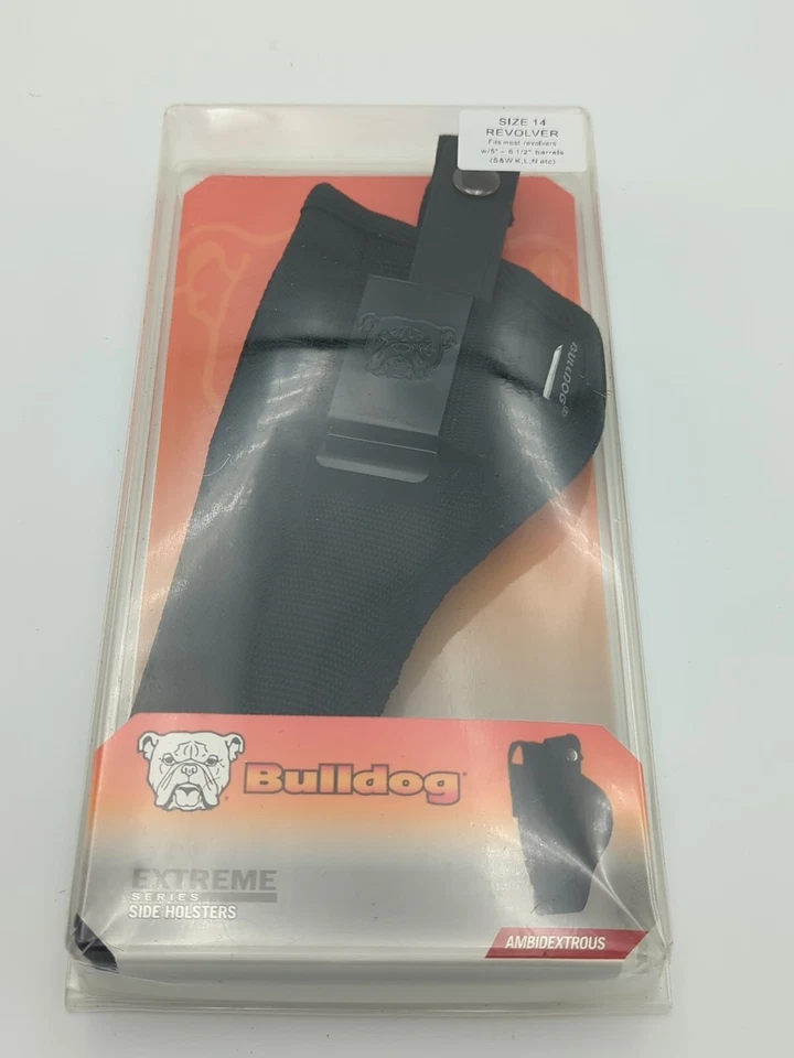 Bulldog Gun Holster for Ruger Gp100 Model 1702 Revolver 6 Shot 4.2 Inch Barrel