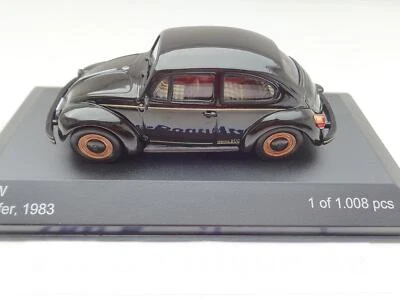 Volkswagen VW Käfer 1200 Special Bug Modellino Auto Di WhiteBox IN 1:43 Nero - Immagine 1 di 4