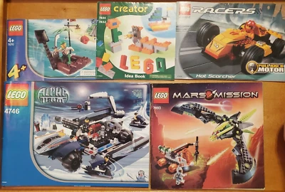 Lego Assorted Manuals ONLY Vintage. Alpha Team, Mars Mission, and More! - Image 1 of 4