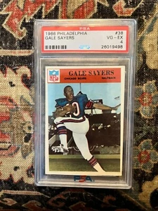 Gale Sayers 1966 Philadelphia RC PSA 4 en muy buen estado-excelente - Imagen 1 de 2