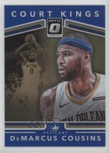 2017-18 Panini Donruss Optic Court Kings Blue Prizm /85 DeMarcus Cousins #23