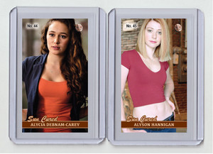 Alycia Debnam-Carey rare MH Sun Cured #'d x/3 Tobacco card no. 44