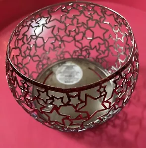 Bath & Body Works STARS 4th Of July 3 Wick Candle Holder New - Picture 1 of 3