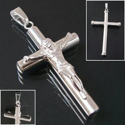 Anhänger Kette echt 925 Silber Kettenanhänger Kreuz Kruzifix Jesus Niklarson AH1 - Bild 1 von 3